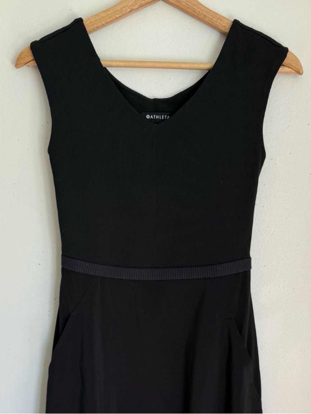 Athleta Ryder Midi Sleeveless Dress in Black - Picture 6 of 9